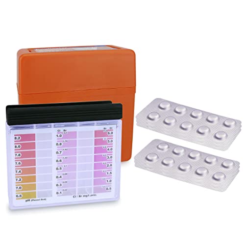 Kit para Testar a Qualidade da Água de Piscina INNOVATION HOME FURNISH TST-60 Water-i.d. GmbH - Acessórios para piscina e spa - ph, cloro, bromo, pastilhas
