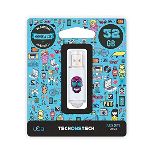 Pen USB 3DGLASS Maya (32 GB - USB 2.0) TECH1TECH - Pen drives usb - 32 GB, usb 2.0, Type-A, plug & play