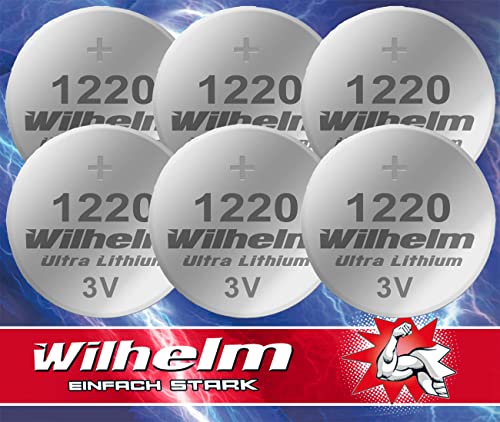 Pilha Recarregável WILOX CR1220 (3 V - 40 mAh) Wilhelm - Baterias - 3V, 40mAh, litio, recarregável