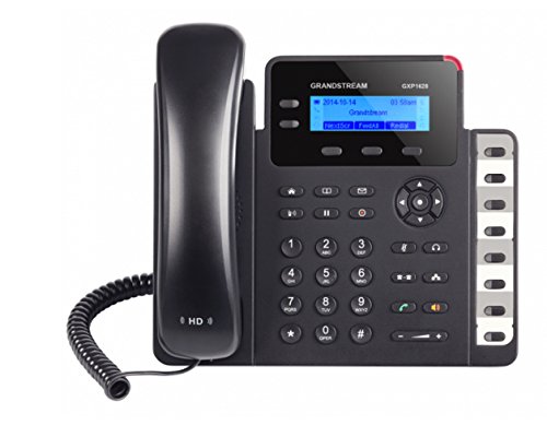 Telefone IP GRANDSTREAM NETWORKS GXP1628 Preto Grandstream - Telefonia - telefone ip, gigabit ethernet, preto, plug & play