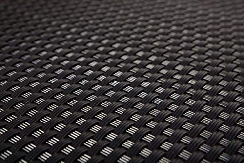 Sellon24 Rattan 120X180 Cm Polietileno Preto Sellon24 - Móveis de exterior - 120x180 cm, polietileno, preto, retangular