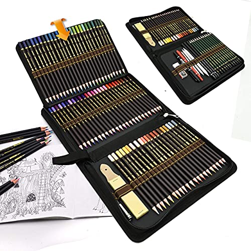Lápis de Cor SETON 96 Unidades (Multicor) YJYHART - Kits de desenho e pintura - multicor, 72 unidades, desenho, carvão