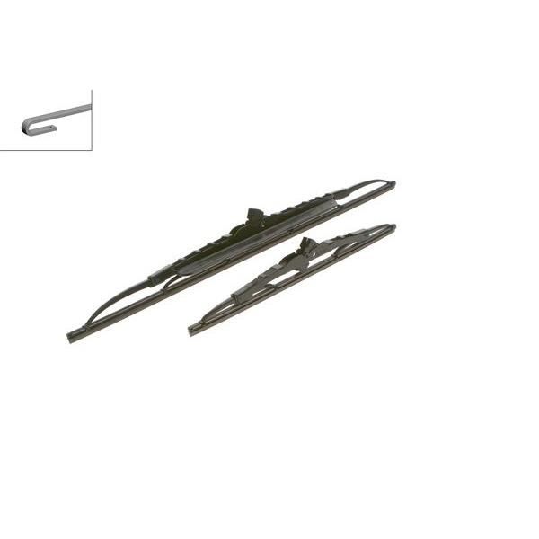 Conjunto de 2 Escovas Limpa-Para-Brisas BOSCH 535S Bosch - Peças e acessórios para janelas de veículos automotores - conjunto, escovas, limpa para-brisa, bosch