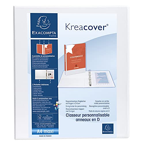 Exacompta 51826E pasta Polipropileno (PP) Branco EXACOMPTA - Pastas Organizadoras - a4, polipropileno, branco