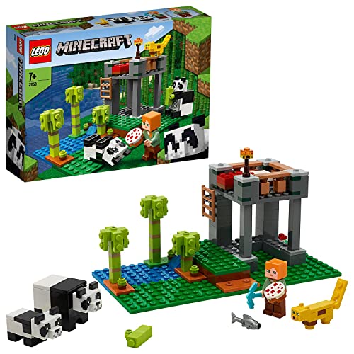 LEGO Minecraft - A Criadoura dos Pandas (Idade Mínima Recomendada: 8 anos) LEGO - Blocos de encaixe - minecraft, criadoura, pandas, 8 anos