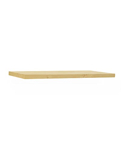 Estante de Parede DECOWOOD Madeira (Castanho - 120x20x3cm) Decowood - Prateleiras industriais - madeira, 120x20x3cm, castanho, artesanal