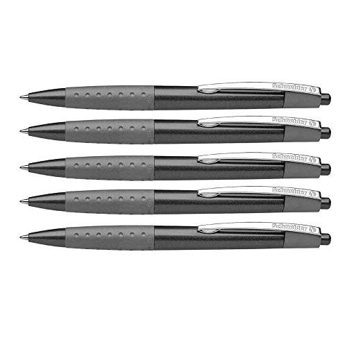 Esferográfica SCHNEIDER Loox Preto (Ponta Média) Schneider - Canetas - ponta média, 0,8mm, mina reemplacável, plástico