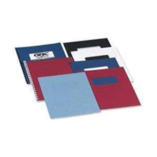 Pack 100 Capas para Encadernação GBC Leather Grain A4 Vermelho GBC - Papel de capa - capas, encadernação, leather grain, a4, vermelho