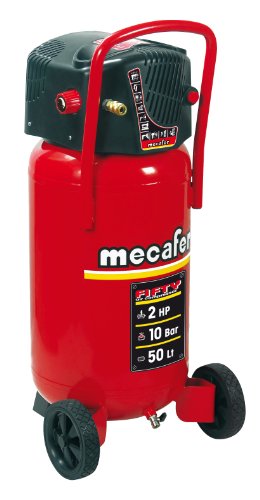 Compressor de Ar Mecanfer Fifty 50L 2 HP Mecafer - Compressores - 50L, 2 HP, 10 bar, regulador, manômetro