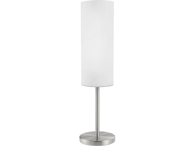 Candeeiro de Mesa EGLO Troy 3 (Branco - E27 - 1 x 100 W - Aço) EGLO - Luminárias - candeeiro, mesa, eglo, troy 3, branco, e27, 100 W, aço