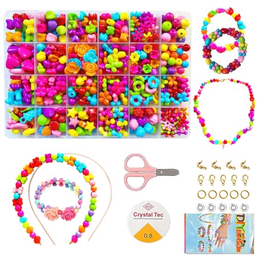 Kit de bijuteria para crianças VYTUNG 5 peças vytung - Kits de artesanato de brinquedos - acessórios, fita, tesoura, bolsa