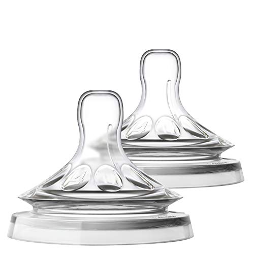 Tetina PHILIPS Avent Tetina Natural (0-6 meses) PHILIPS AVENT - Bicos e forros para mamadeiras de bebê - 0-6 meses, fluxo rápido, 3 orifícios, semelhante ao seio