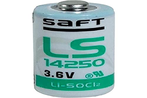 Pilha Recarregável SAFT LS14250-1/2AA Saft - Baterias de uso geral - lítio-fosfato, aa, 1400 mAh, preto