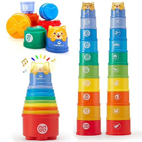 Brinquedo de Atividades HAHALAND Cubo com Luz e Som SHANTOU CHENGHAI GOODWAY INFANT TOYS FACTORY - Brinquedos de empilhar e encaixar - brinquedo, atividades, cubo, luz, som, aprendizagem