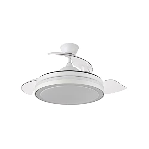 Ventoinha de Teto SPARTA Mini (Branco - 60 W) FABRILAMP  - Ventiladores de teto - branco, 60 W