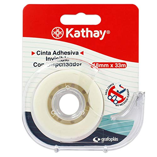 Fita Adesiva KATHAY Transparente (5 m x 19 mm) Grafoplás del Noroeste S.L. - Dispensadores de fita - fita adesiva, transparente, 5m, 19mm