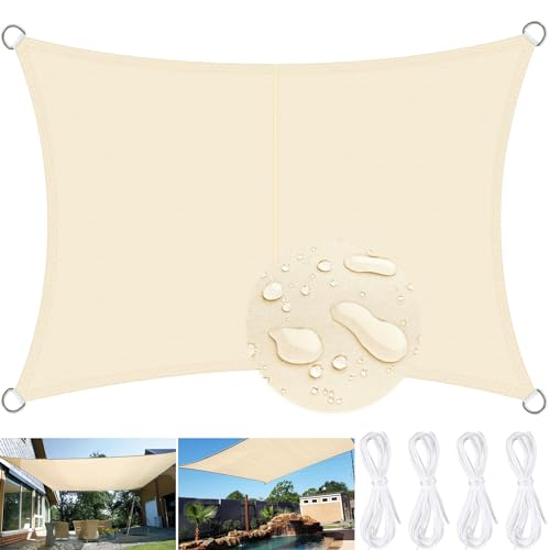 Toldo Vela 2X3M Impermeável e Resistente a Rádioisotópos ENCOUN - Guarda-sóis e toldos de exterior - impermeável, resistente, rádioisotópos