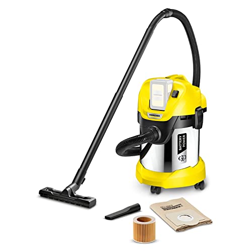 Aspirador de Água KARCHER WD 3 Battery Premium Kärcher - Aspiradores - aspirador, água, bateria, premium