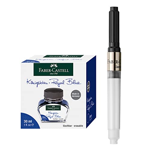 Faber Castell 205034 Tinteiro Azul Embalagem múltipla 1 peça(s) Faber-Castell - Tinta e recargas de caneta - azul, e-motion, ambition, caixa preto