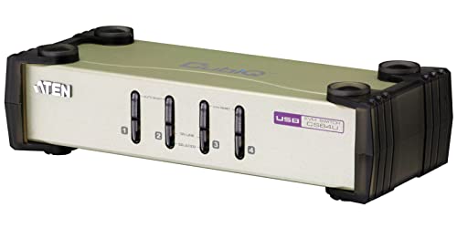 Chaveador ATEN (KVM - KVM - Preto e Prateado) ATEN - Comutadores kvm - kvm, preto prateado