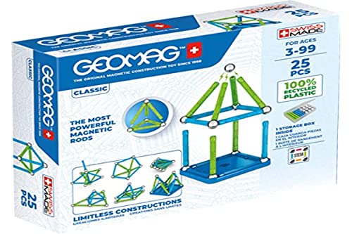 Brinquedo de construção geomag 25 peças verde (Jogos Educativos e Electrónicos) GARDENKRAFT - Brinquedos - geomag, 25 peças, verde, magnética