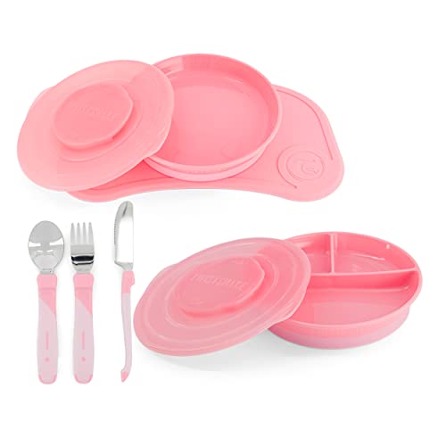 Conjunto de Refeição TWISTSHAKE Mealtime Tableware Kit Twistshake - Jogos de jantar - 4 peças, plástico BPA-free, fácil de limpar, recomendado a partir de 3 anos