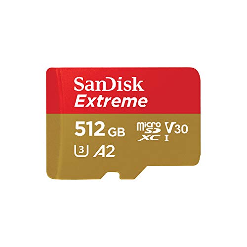 Cartão de Memória MicroSD SANDISK Extreme (512 GB - 160 MB/s) Sandisk - Cartões de memória flash - 512 GB, 160 MB/s, extreme