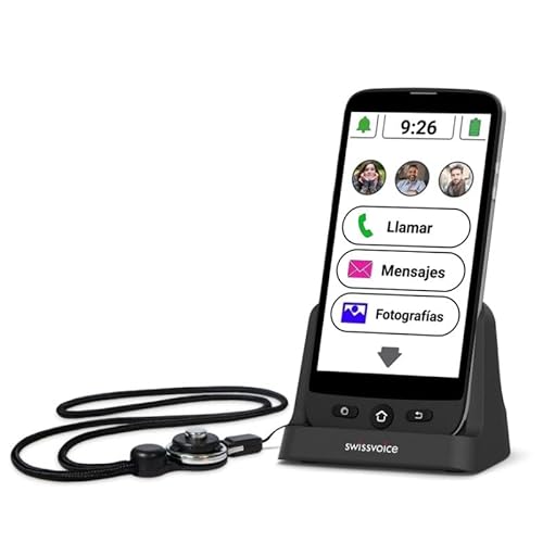 Smartphone Senior SWISSVOICE S510-C (2.4'' - 1 GB - 16 GB - Preto) Swissvoice - Telemóveis - sénior, SwissVoice, s510-c, 2.4 polegadas, 1 GB, 16 gb, preto