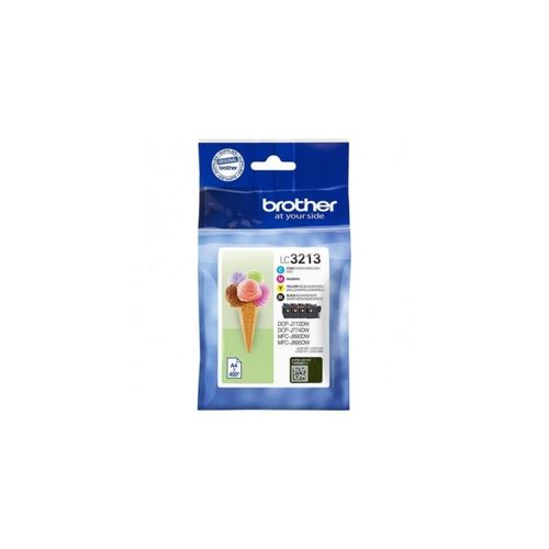 Tinteiro BROTHER LC-3213VALDR - LC3213VALDR Brother - Cartuchos de toner e jato de tinta - preto, ciano, magenta, amarelo