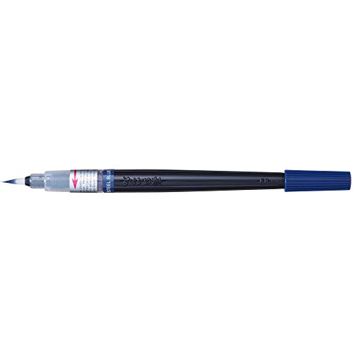 Pentel Xgfl-117X Marcador Azul Escritório Pentel - Marcadores e marcadores de texto - recarregável, lavável, cerdas sintéticas, aguarela