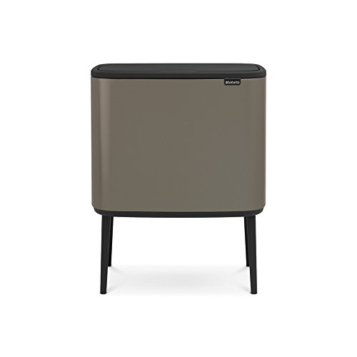 Caixote do Lixo BRABANTIA Touch Bin (Plástico - 36 L) Brabantia - Lixeiras e cestos de lixo - 36 l, touch bin, silencioso, sacos de lixo