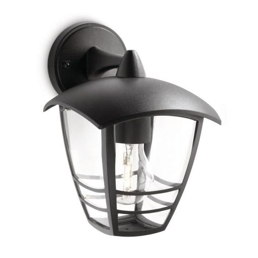 Candeeiro Exterior de Chão PHILIPS Creek Preto Philips - Luminárias de parede - exterior, chão, preto