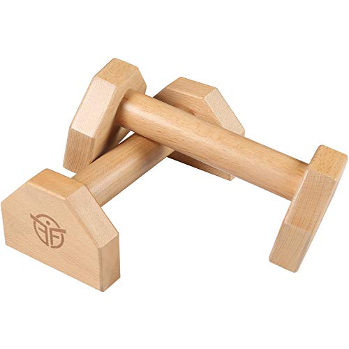 Paralelas de Madeira para Calisthenics 40x25cm Eric Flag - Barras de flexão e barra de pull-up - madeira, calisthenics, 40x25cm