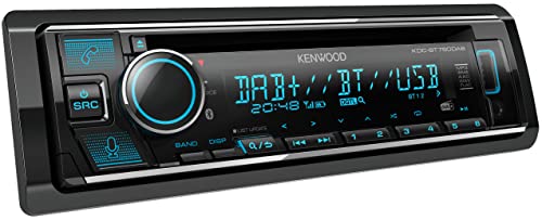 Autorrádio KENWOOD KDC-BT760DAB (Bluetooth Mãos Livres - 1 USB - 60W) Kenwood - Aparelhos de áudio e vídeo para veículos e sistemas de painel - bluetooth, usb, 60W