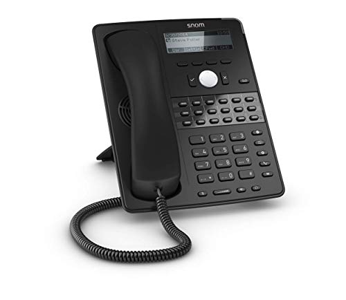Telefone IP HYPERTEC D725 (Preto - VoIP) Snom - Telefonia - voip, chamadas de vídeo, mensagens de texto, correio electrónico
