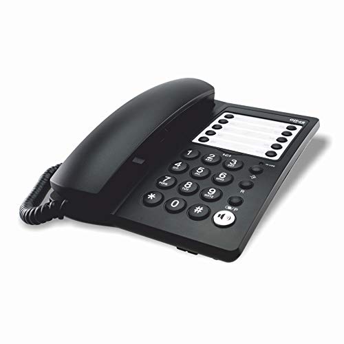 Telefone sem fios HAIGER Office (Preto) HAEGER - Telefonia - analógico, preto, plástico, rj10