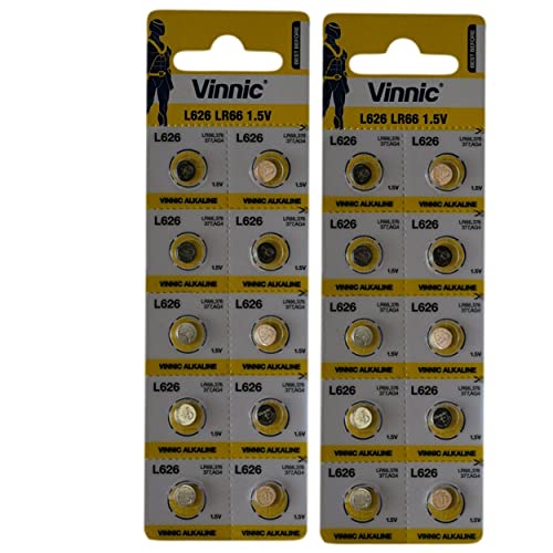 Pilhas Não Recarregáveis VINNIC (20 unidades) VINNICAG4 - Baterias de uso geral - litio, alumínio, cilíndrico, recicláveis