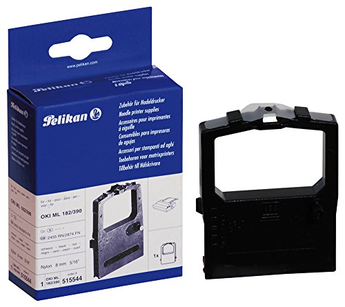 Cassete de Fita de Impressão PELIKAN Ribbon for Oki ML 182/390 Nylon Black Pelikan - Consumíveis de impressora - preto, nylon, oki ml 182/390, re-encarnação