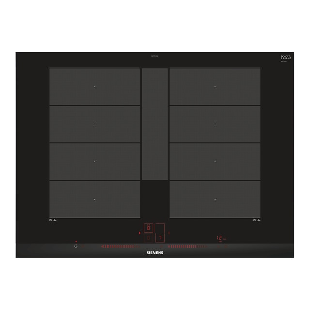 Placa de Vitrocerâmica SIEMENS EX775LYE4E (Elétrica - 59.2 cm - Preto) Siemens - Eletrodomésticos - vitrocerâmica, elétrica, 59.2 cm, preto