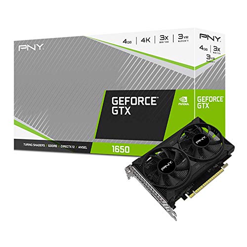 Placa Gráfica PNY GeForce GTX 1650 (NVIDIA - 4 GB DDR6) PNY - Placas e adaptadores de vídeo - 4 GB DDR6, GTX 1650, nvidia, 128 bits