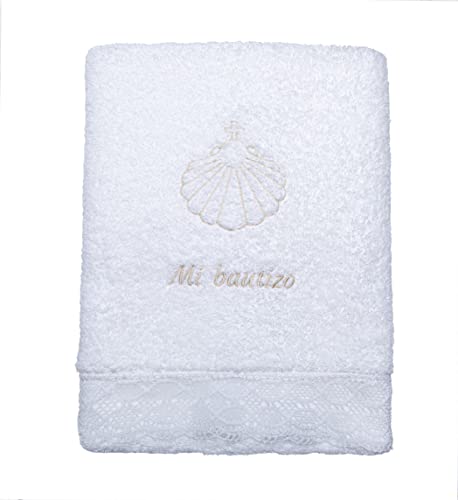 Cobertor CARREDANA Toalha de Batismo Bordada CARREDANA - Toalhas de banho e panos de limpeza - algodão, personalizada, borda decorada