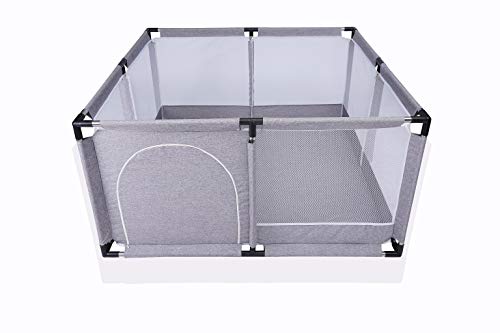 Parque de Brincar STARIBABY Oxford XL Castanho STAR IBABY - Móveis para bebês e crianças pequenas - brinquedo, oxford, castanho