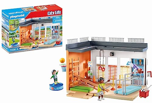 Playmobil City Life 71328 Expansão de ginásio de esqui e futebol (Jogos de Construção) PLAYMOBIL - Brinquedos - ginásio, esqui, futebol, desportos