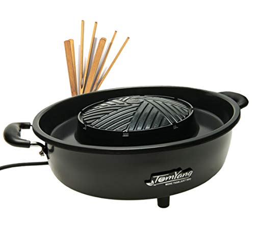 Grelhador de Mesa TOMYANG (1000 W - Preto) TomYang - Torradeiras e grelhadores - 1000 W, preto