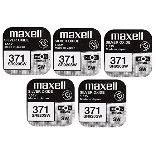 Pilhas MAXELL Pilha Descartável (371 SR920SW) Maxell - Baterias - sr920sw, nimh, 1200mah, preto