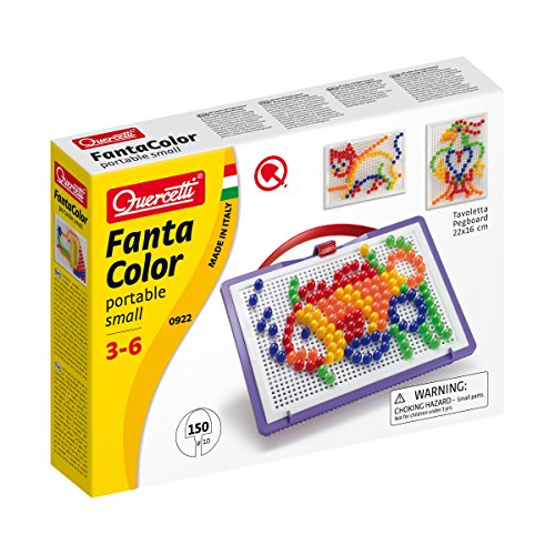 Kit de artesanato para crianças Quercetti 13/0922 | Azul, Amarelo Quercetti - Jogos - artesanato, crianças, azul, amarelo