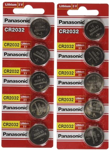 Pilha Recarregável PANASONIC CR2032 (3 V) Panasonic - Baterias - litio, ciclíndrico, 3 V, 170 mAh
