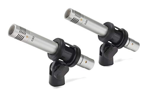 Microfone Condensador Samson C02 | Preto (Microfone) Samson - Microfones - super cardióide, -40 dBv/pa, 40 Hz-20 kHz, phantom 48v