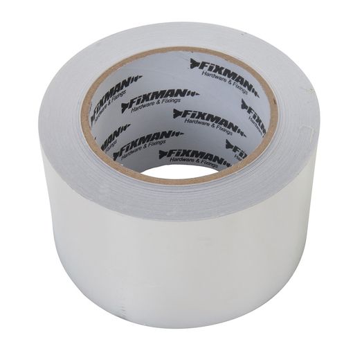 Fita Adesiva SILVERLINE (Alumínio - 5 cm x 45 m) Silverline - Fita adesiva de ferragens - alumínio, 5 cm, 4,5 m, preto