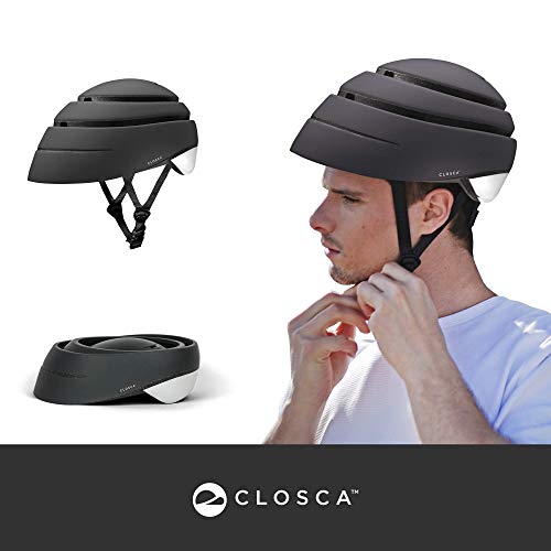 Capacete para Homem CLOSCA Loop Preto e Branco Closca - Capacetes de bicicleta - homem, preto, branco